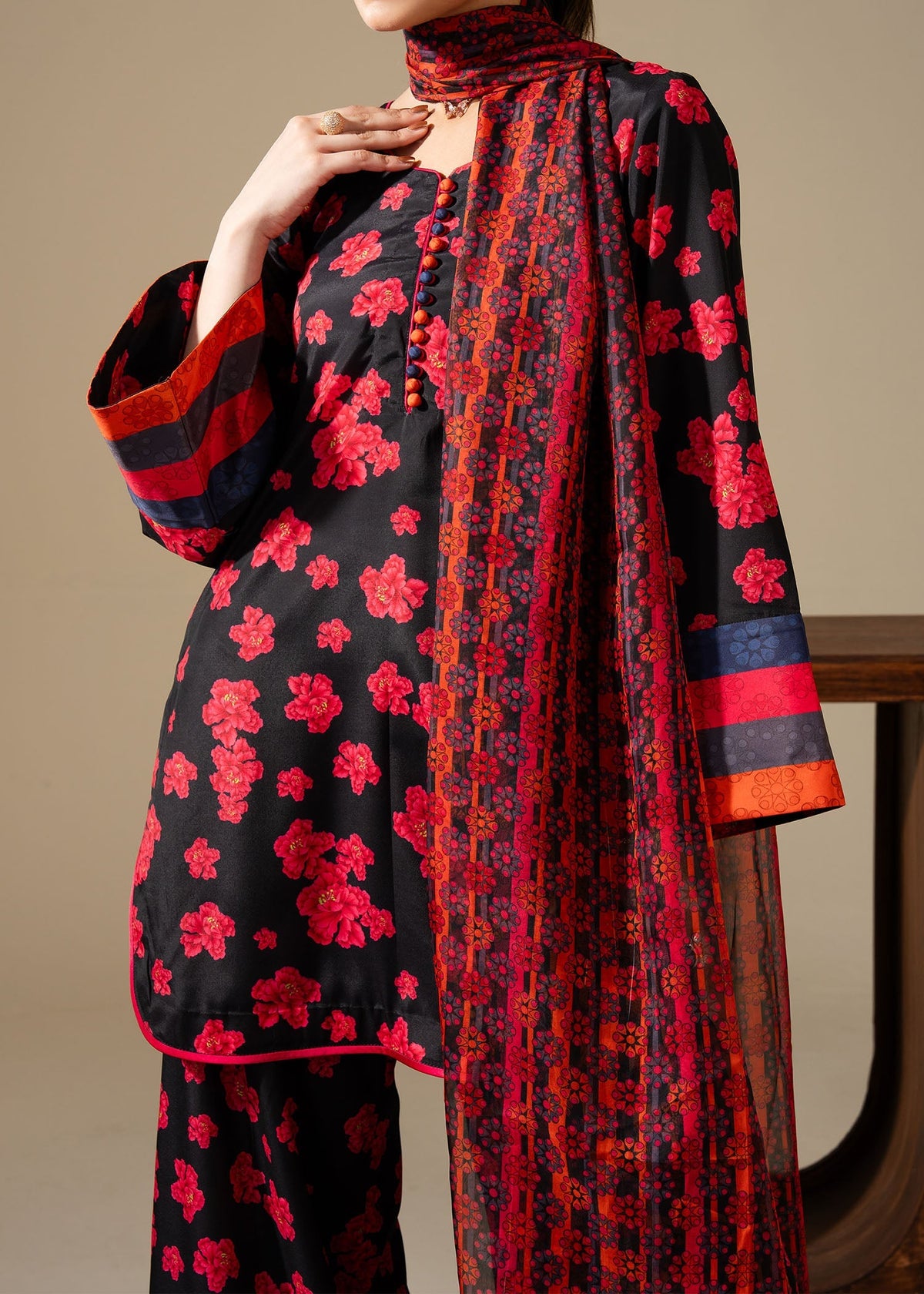 Maria Osama Khan | Retro Vol 3 | Boho -  Maria Osama Khan Ladies Clothes - Original Designer Dress - House of Maryam