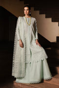 Afrozeh | Chikankari Lawn 24 | Celadon by Designer Afrozeh - House of Maryam - Pakistani Designer Ethnic Wear in {{ shop.shopifyCountryName }}