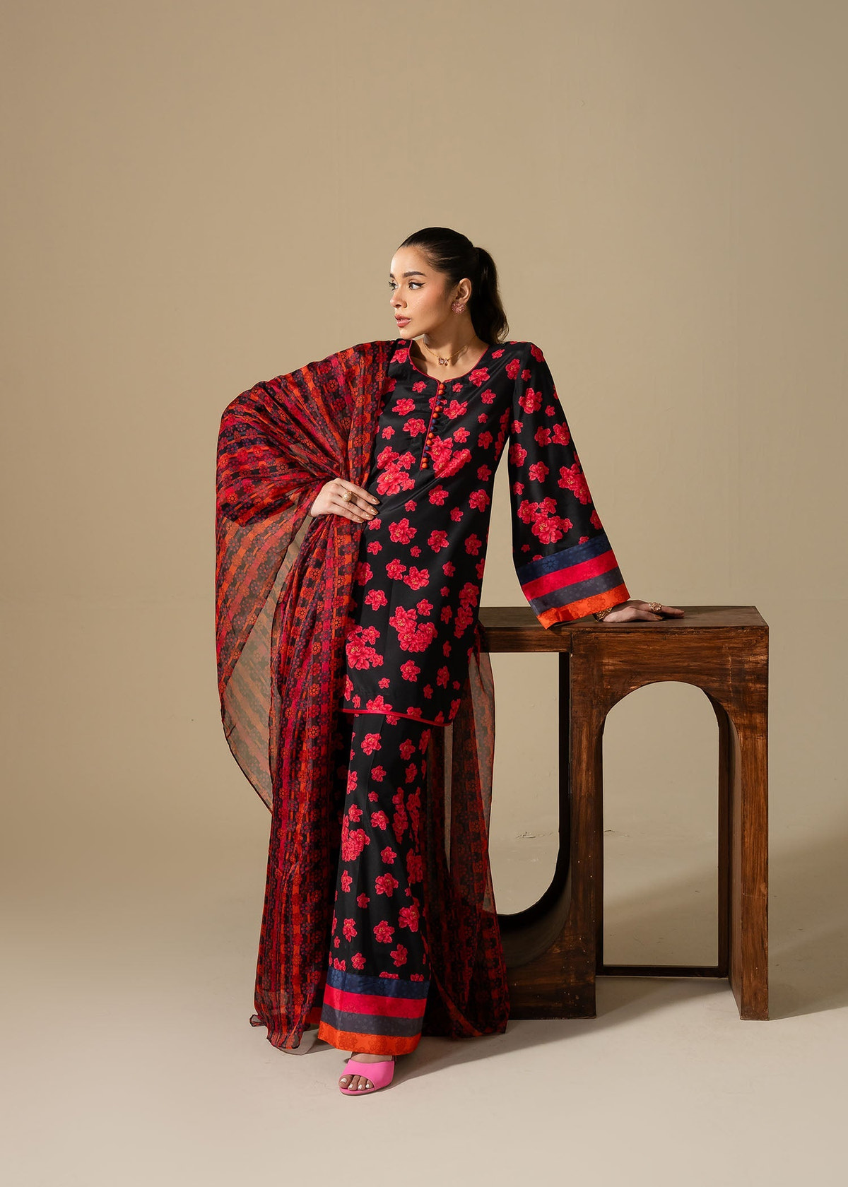 Maria Osama Khan | Retro Vol 3 | Boho -  Maria Osama Khan Ladies Clothes - Original Designer Dress - House of Maryam