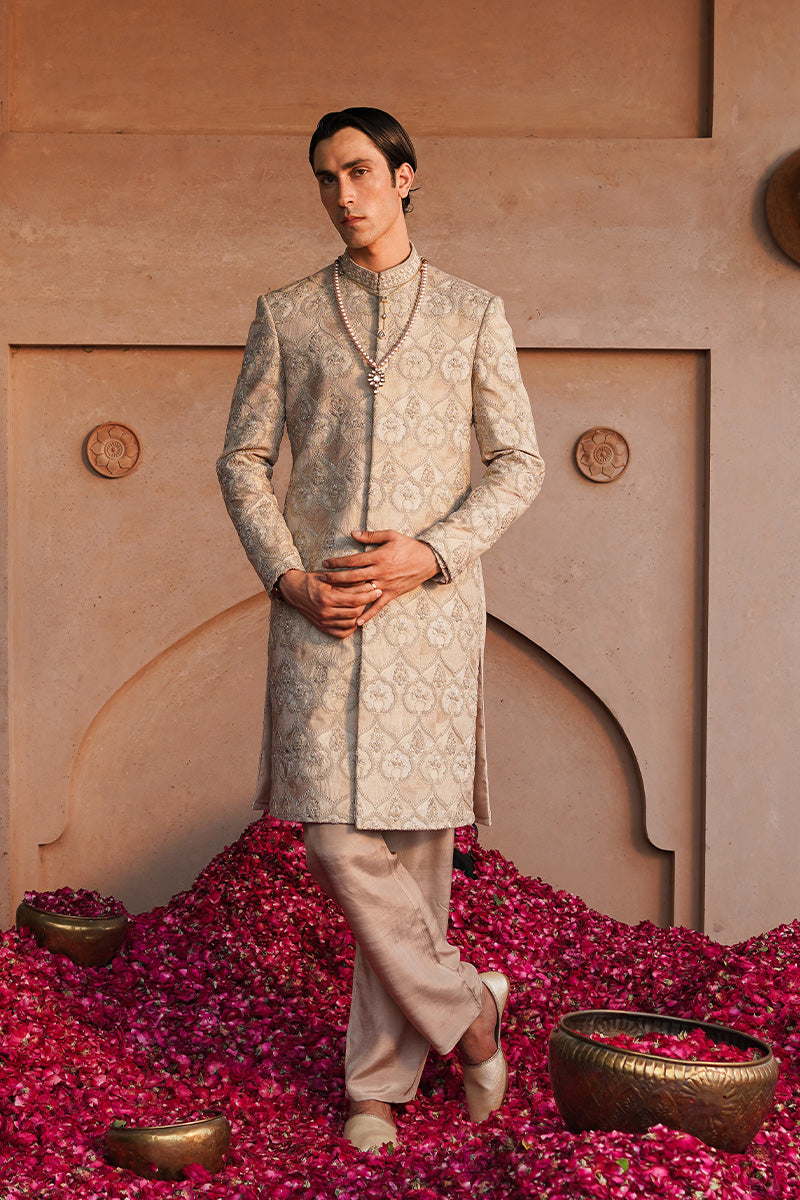 Republic By Omar Farooq | Sherwani Couture | "Dawoud" Sherwani -  Republic by Omar Farooq SHERWANI COUTURE - Original Designer Dress - House of Maryam