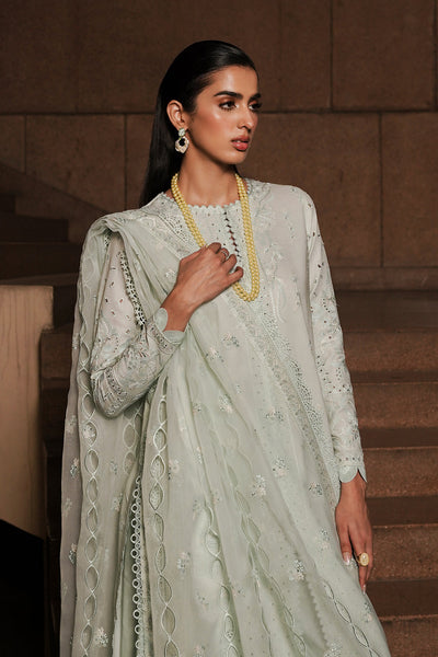 Afrozeh | Chikankari Lawn 24 | Celadon -  Afrozeh Luxury - Original Designer Dress - House of Maryam