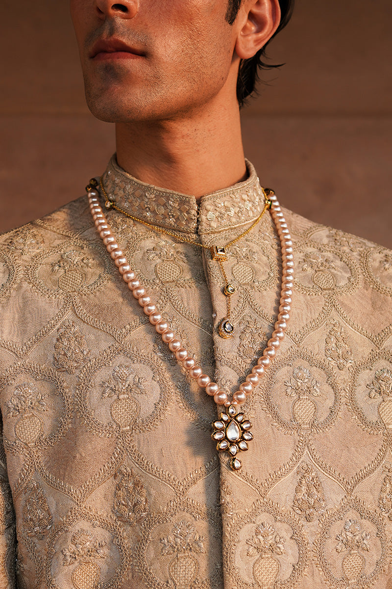 Republic By Omar Farooq | Sherwani Couture | "Dawoud" Sherwani -  Republic by Omar Farooq SHERWANI COUTURE - Original Designer Dress - House of Maryam