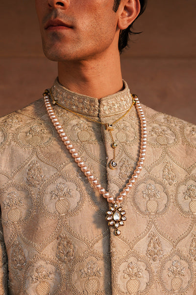 Republic By Omar Farooq | Sherwani Couture | "Dawoud" Sherwani -  Republic by Omar Farooq SHERWANI COUTURE - Original Designer Dress - House of Maryam