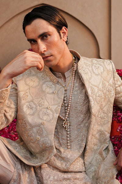 Republic By Omar Farooq | Luxury Rtw | "Dawoud" Kurta Pajama -  Republic by Omar Farooq Luxury RTW - Original Designer Dress - House of Maryam