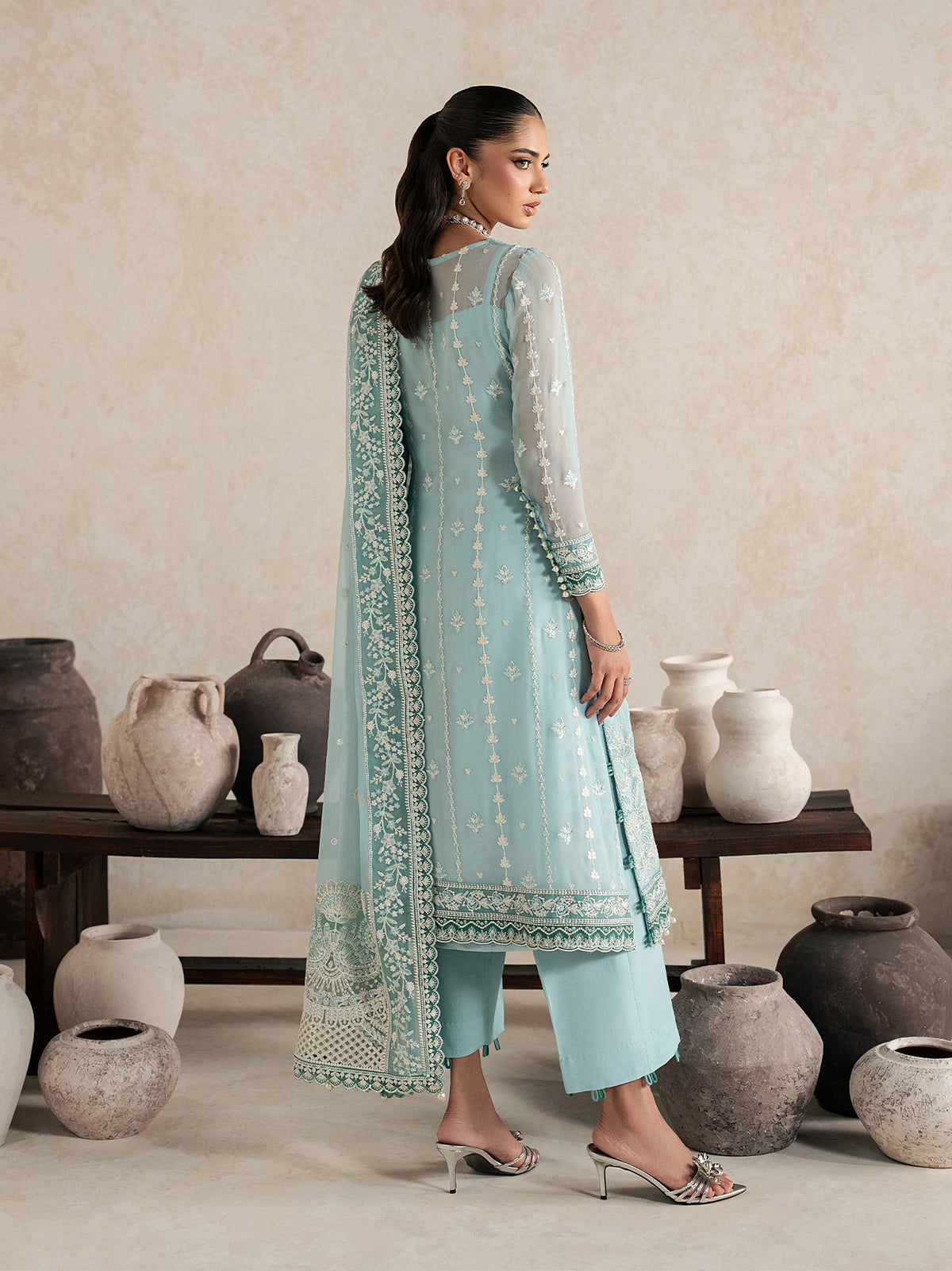 Gulaal | Inaaya Embroidered Chiffon 26 |Eileen, image 2