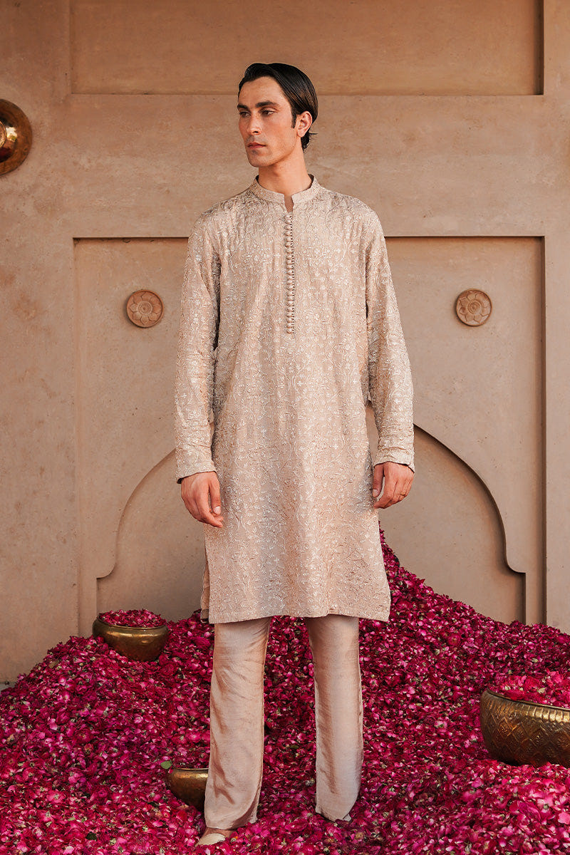 Republic By Omar Farooq | Luxury Rtw | "Dawoud" Kurta Pajama -  Republic by Omar Farooq Luxury RTW - Original Designer Dress - House of Maryam