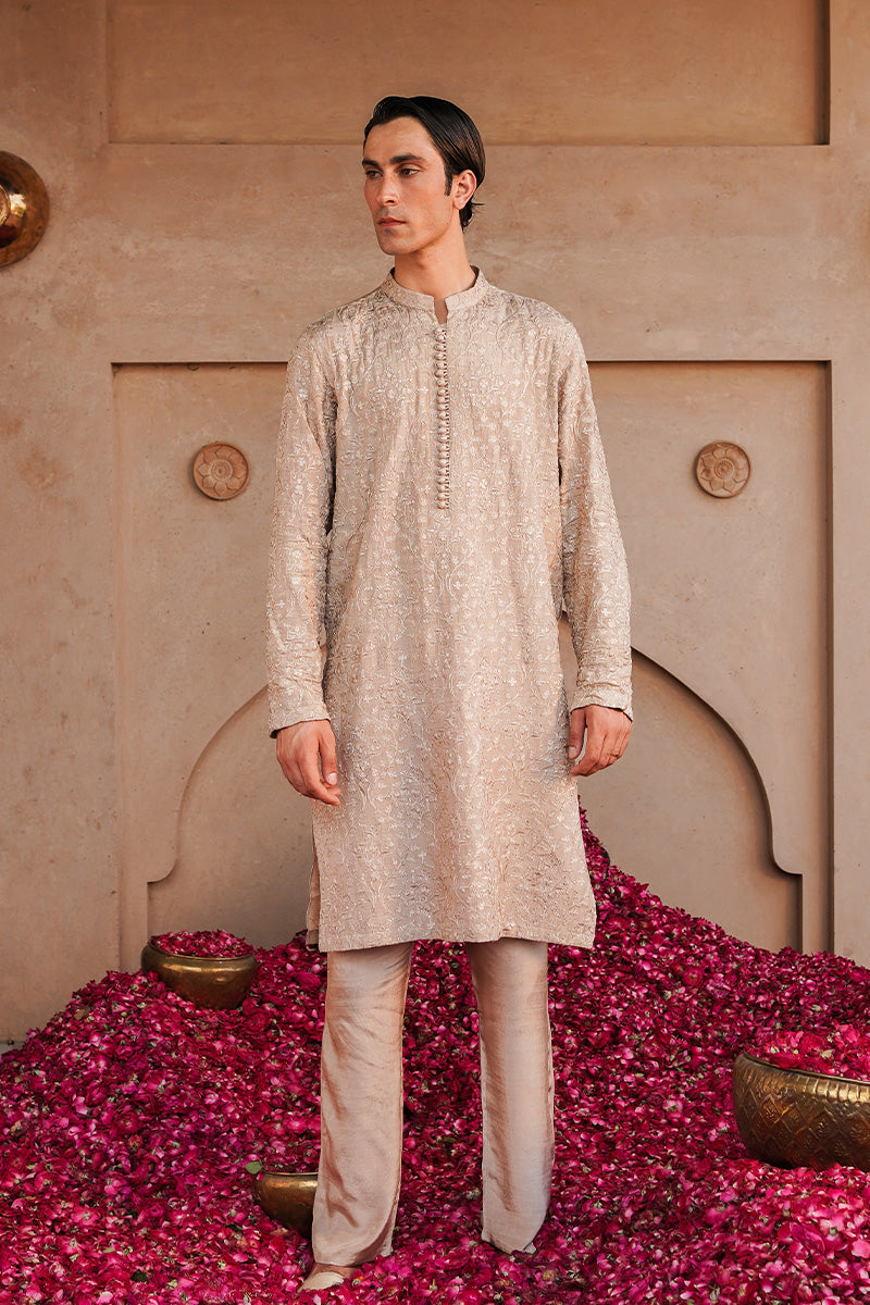 Republic By Omar Farooq | Luxury Rtw | "Dawoud" Kurta Pajama -  Republic by Omar Farooq Luxury RTW - Original Designer Dress - House of Maryam