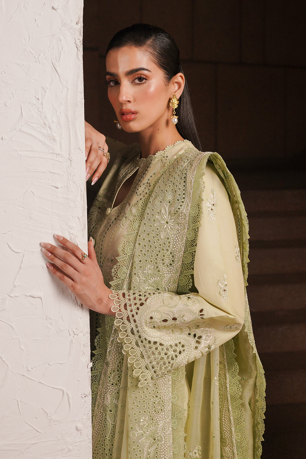 Afrozeh | Chikankari Lawn 24 | Kelly