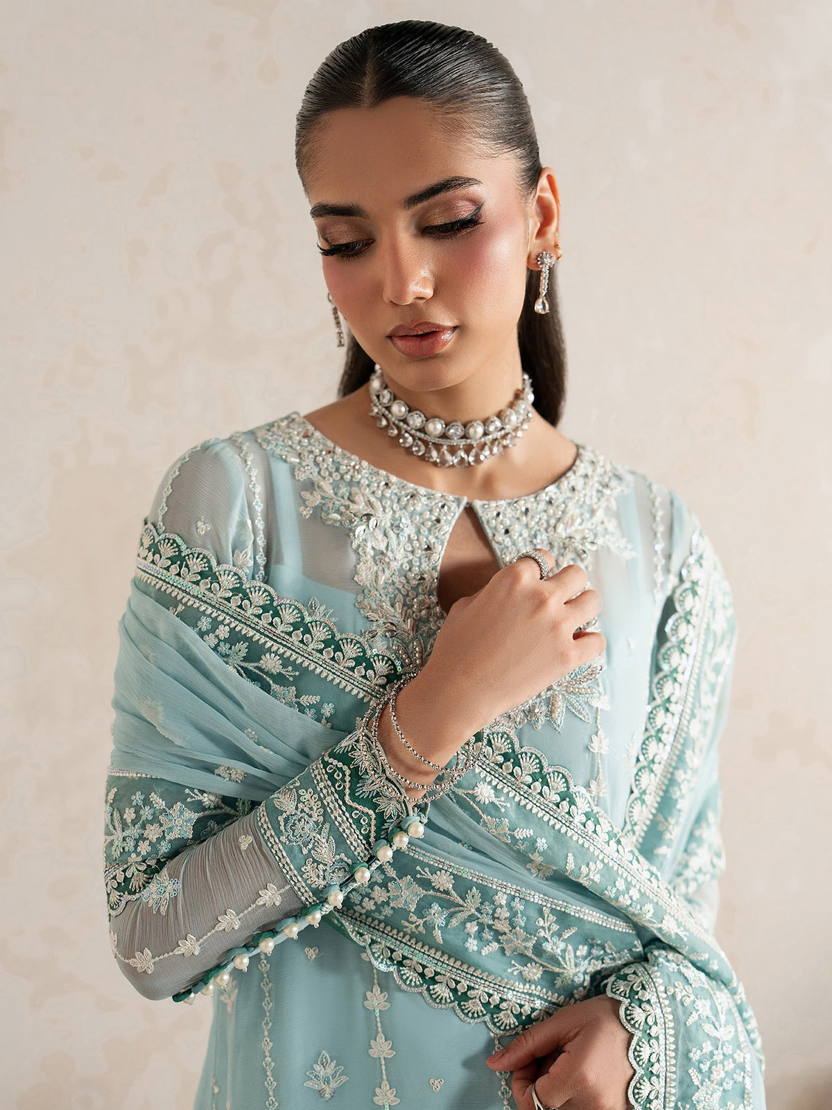 Gulaal | Inaaya Embroidered Chiffon 26 |Eileen, image 6