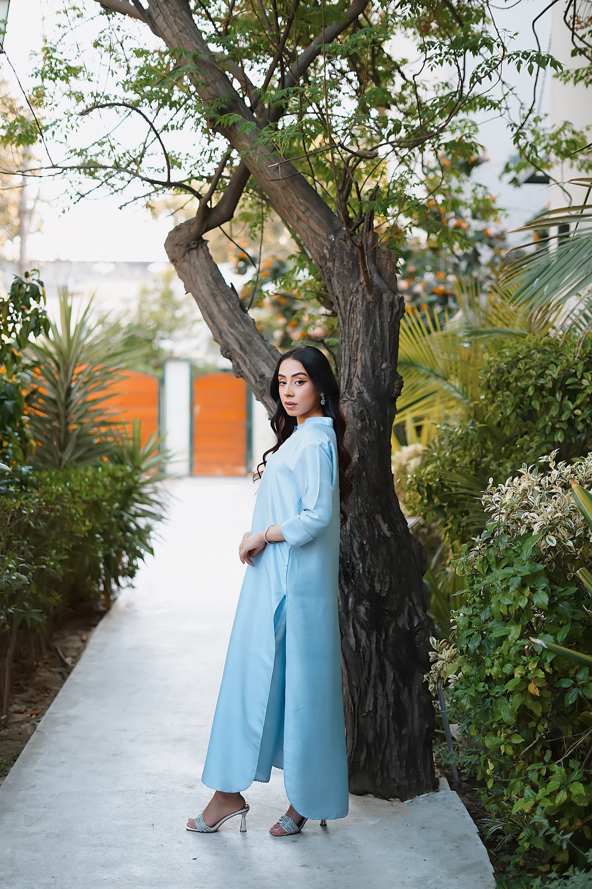Erum Khan | Nue Pret | Serene Sky -  Erum Khan Ladies Clothes - Original Designer Dress - House of Maryam