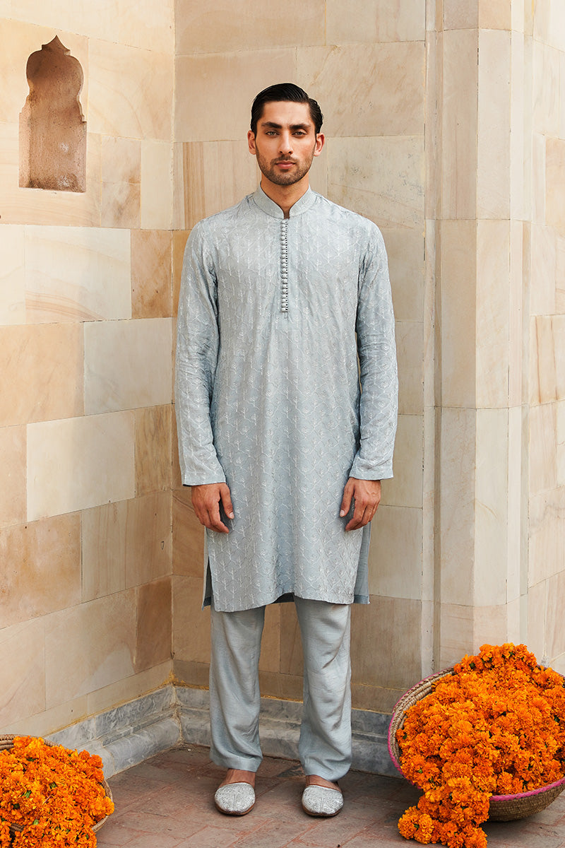 Republic By Omar Farooq | Luxury Rtw | "Mohsin" Kurta Pajama -  Republic by Omar Farooq Luxury RTW - Original Designer Dress - House of Maryam