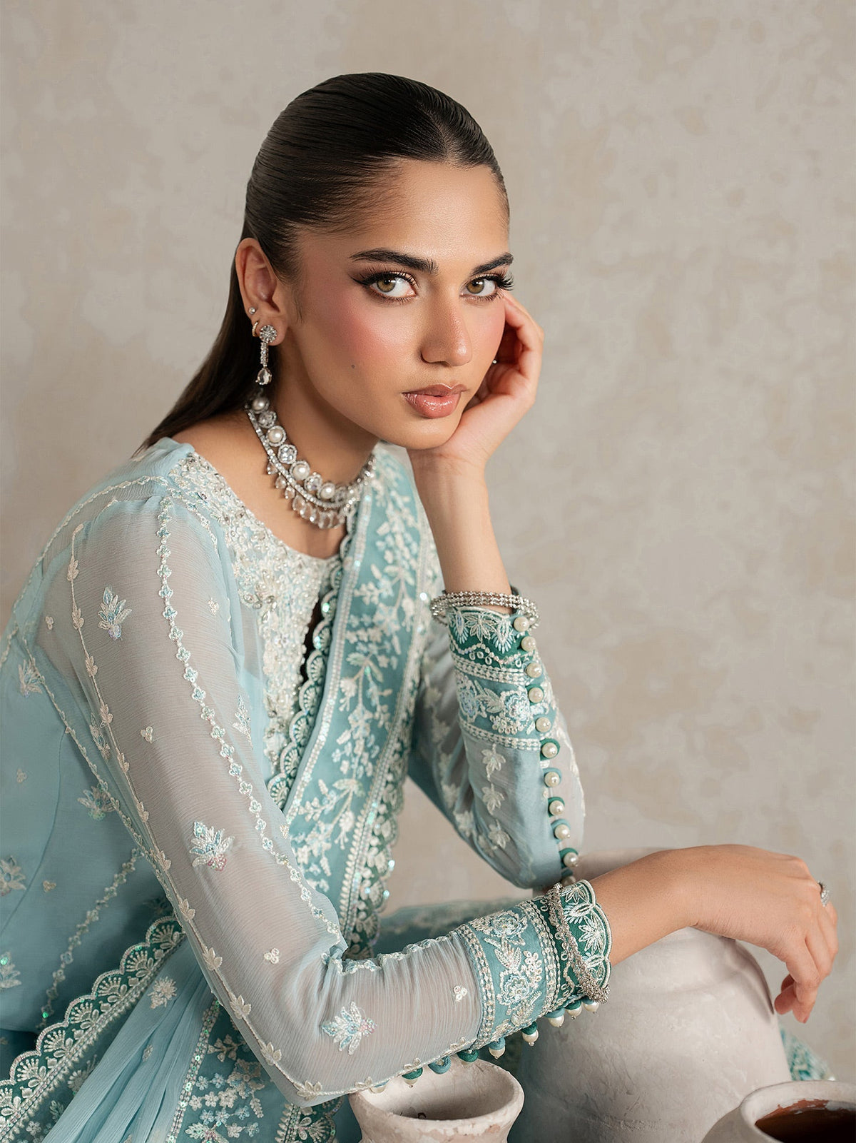 Gulaal | Inaaya Embroidered Chiffon 26 |Eileen, image 8