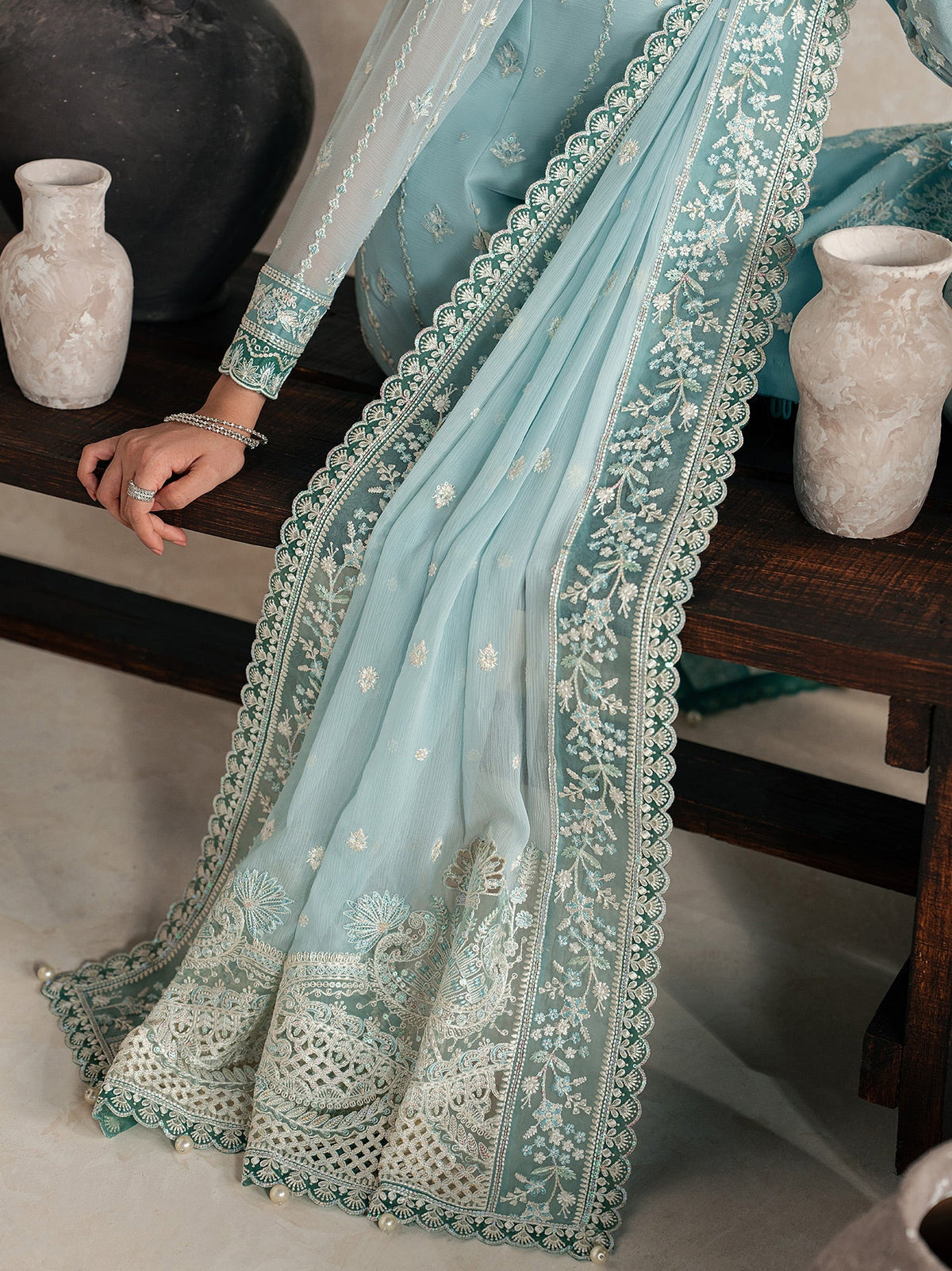 Gulaal | Inaaya Embroidered Chiffon 26 |Eileen, image 7