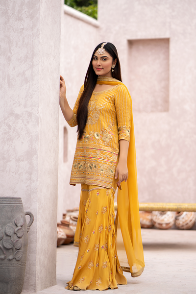 Erum Khan | Sakhiyan Formals | GENDA -  Erum Khan Formal - Original Designer Dress - House of Maryam