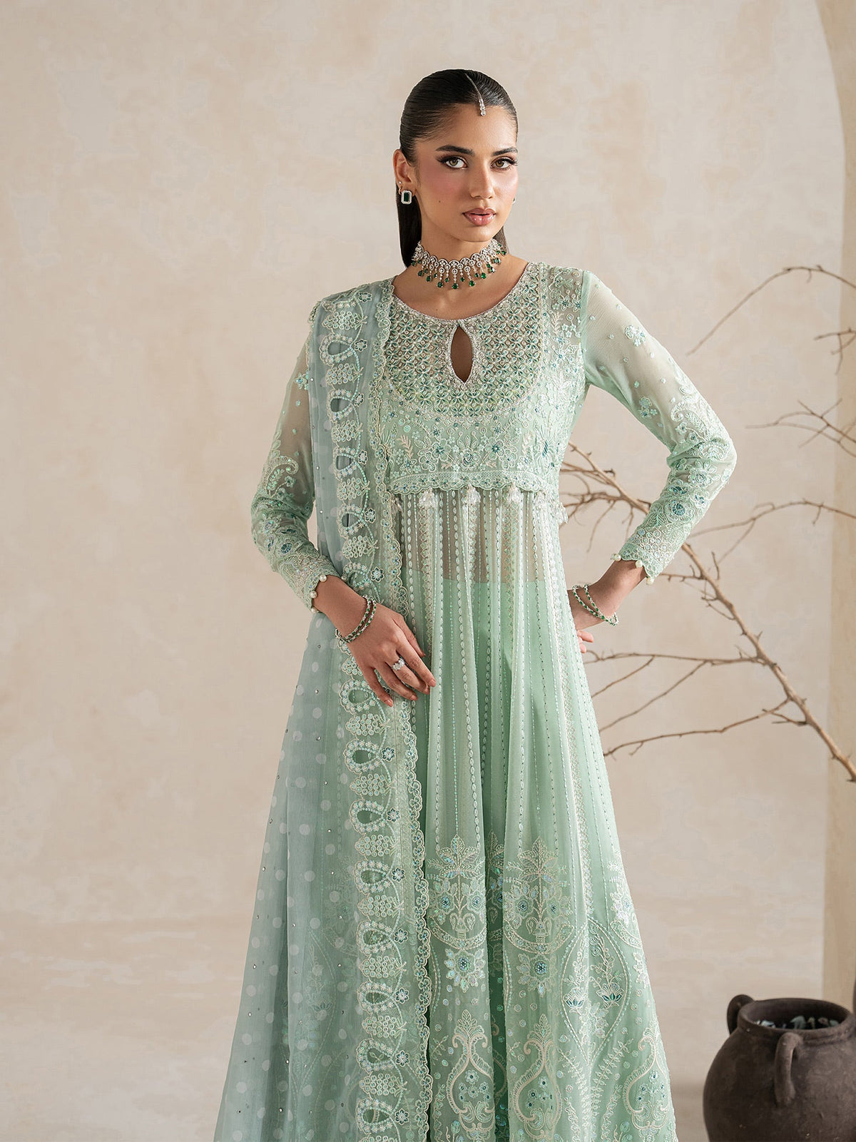 Gulaal | Inaaya Embroidered Chiffon 26 | Evaa, image 7