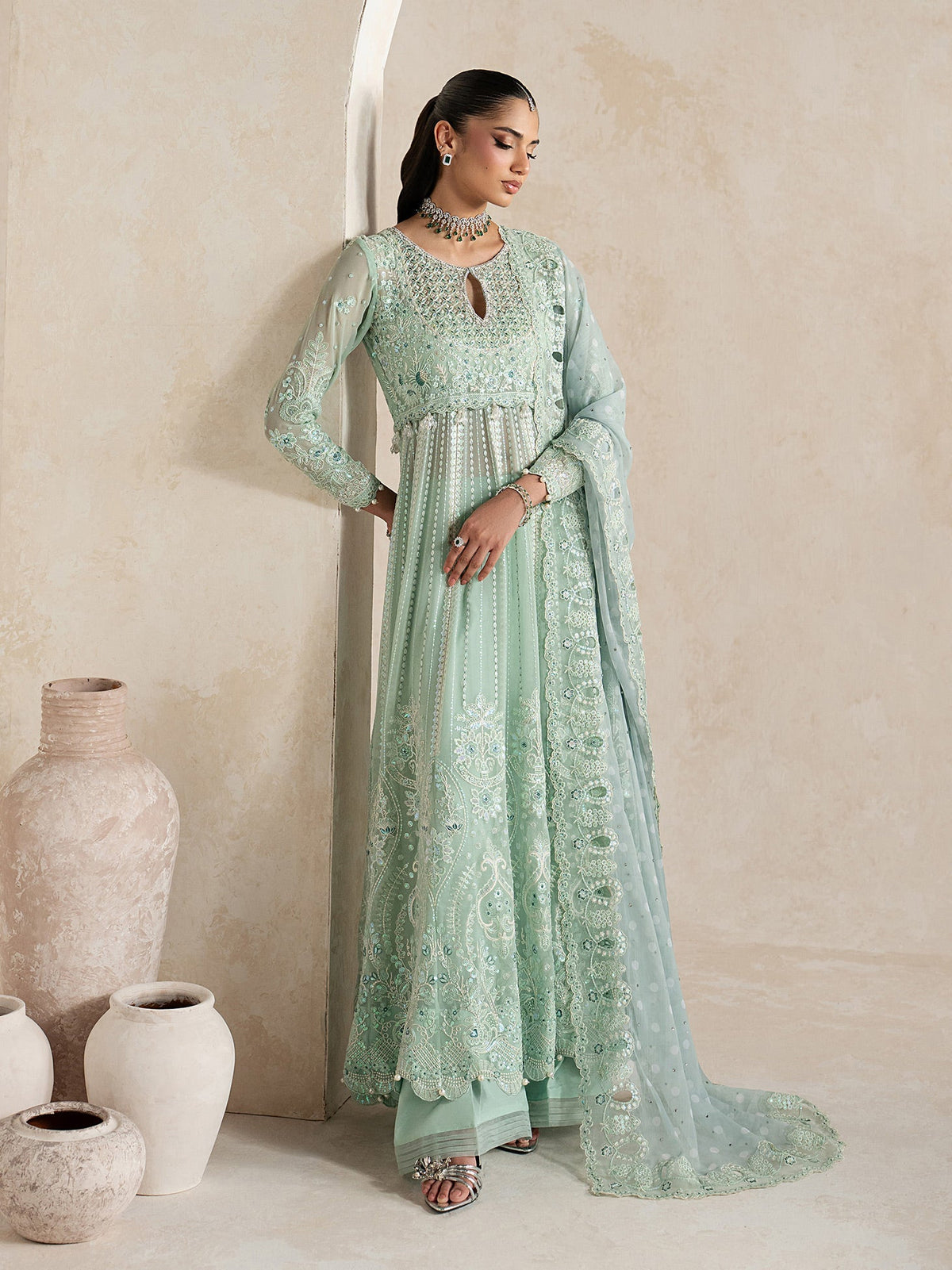Gulaal | Inaaya Embroidered Chiffon 26 | Evaa, image 6