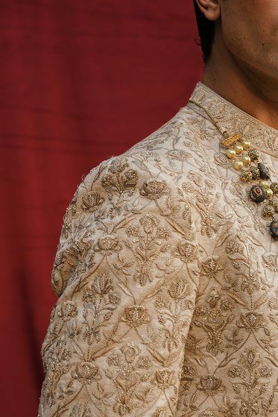 Republic By Omar Farooq | Sherwani Couture | "Musab" Sherwani -  Republic by Omar Farooq SHERWANI COUTURE - Original Designer Dress - House of Maryam