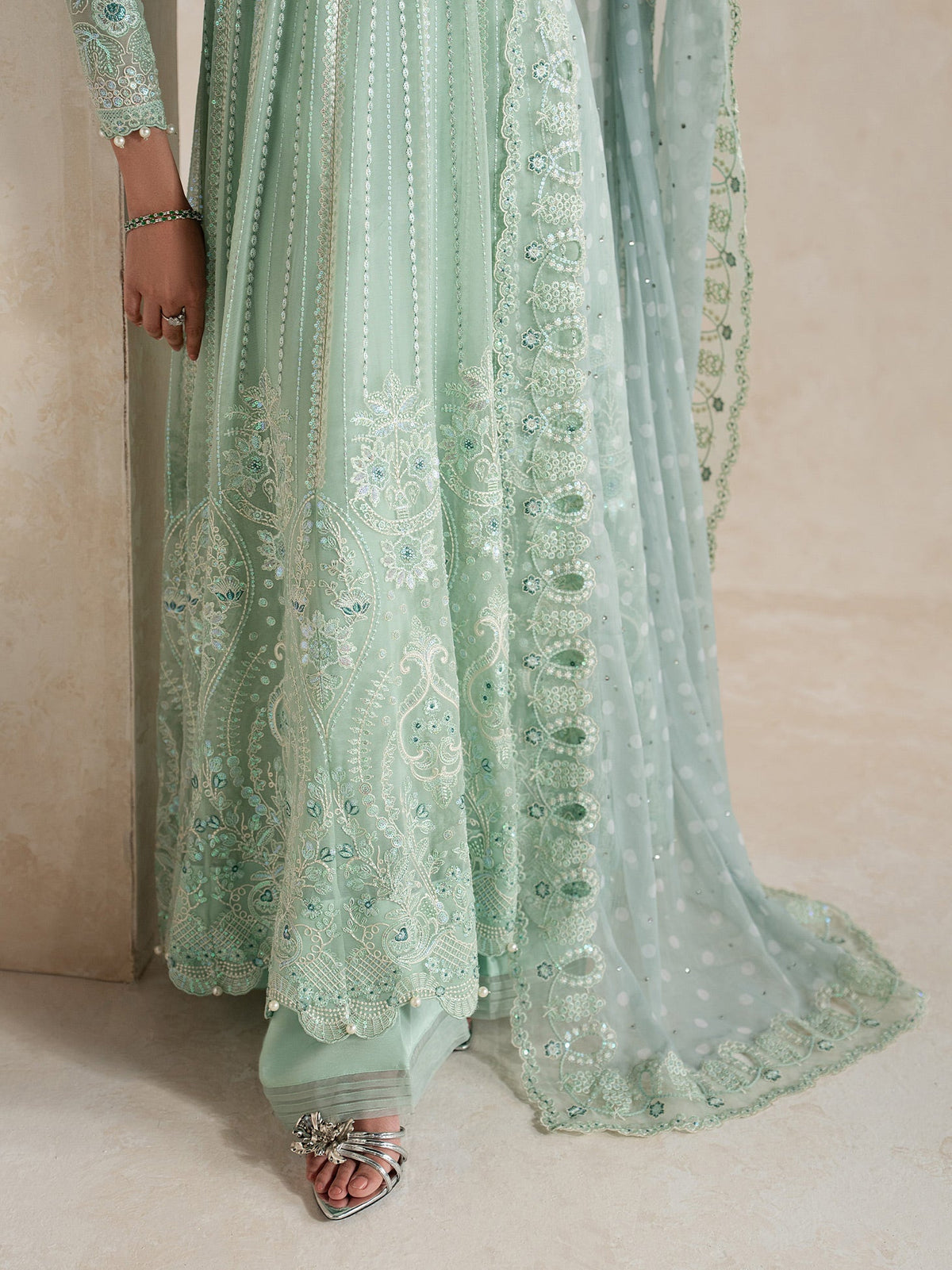 Gulaal | Inaaya Embroidered Chiffon 26 | Evaa, image 4