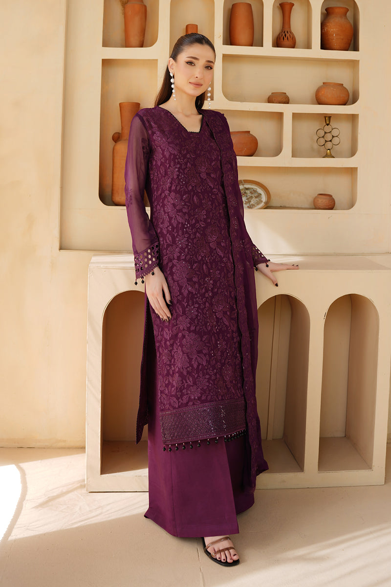 Maryams | Afsaneh Luxury Chiffon | Minal -  Maryams Ladies Clothes - Original Designer Dress - House of Maryam