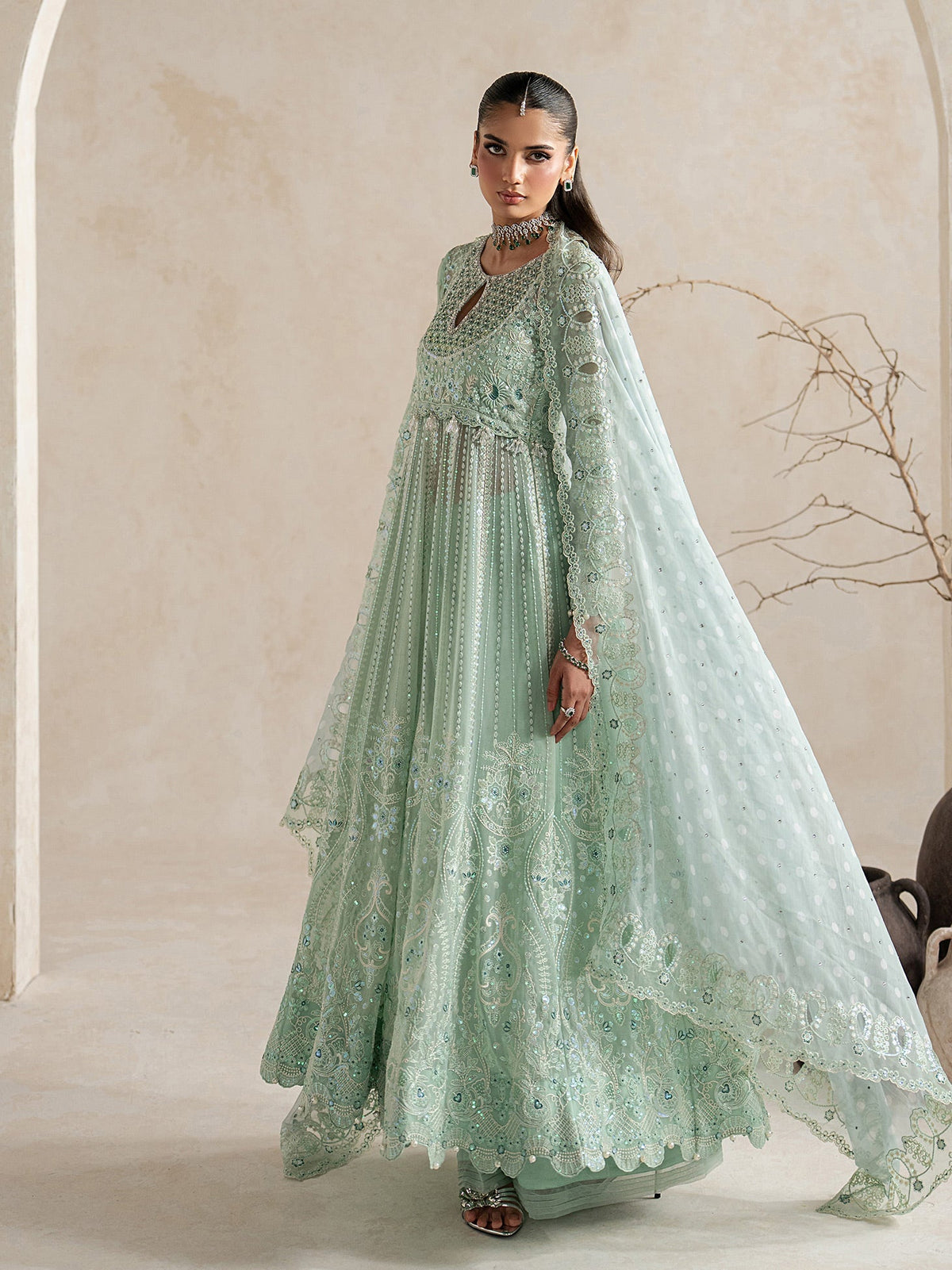 Gulaal | Inaaya Embroidered Chiffon 26 | Evaa, image 5
