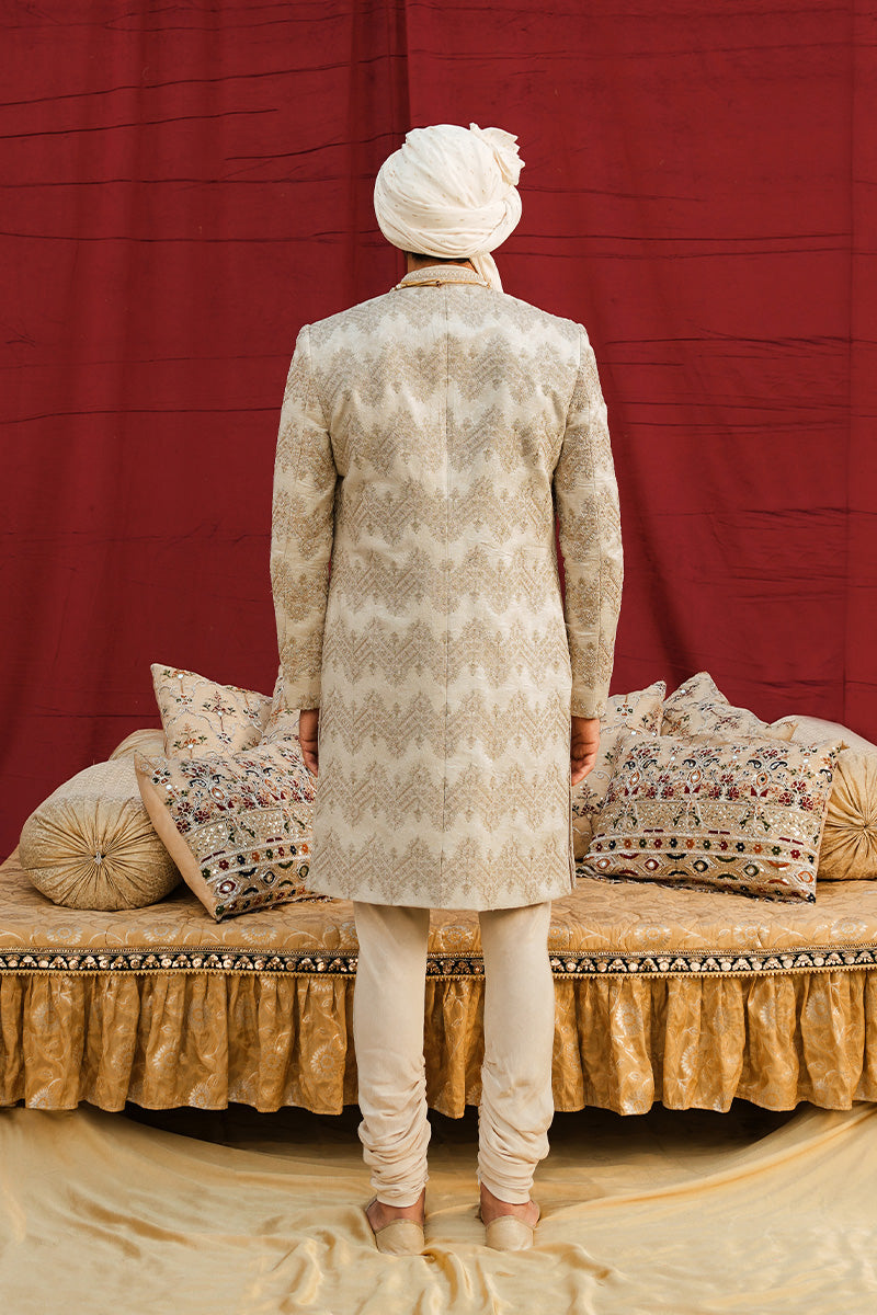 Republic By Omar Farooq | Sherwani Couture | "Maaz" Sherwani -  Republic by Omar Farooq SHERWANI COUTURE - Original Designer Dress - House of Maryam