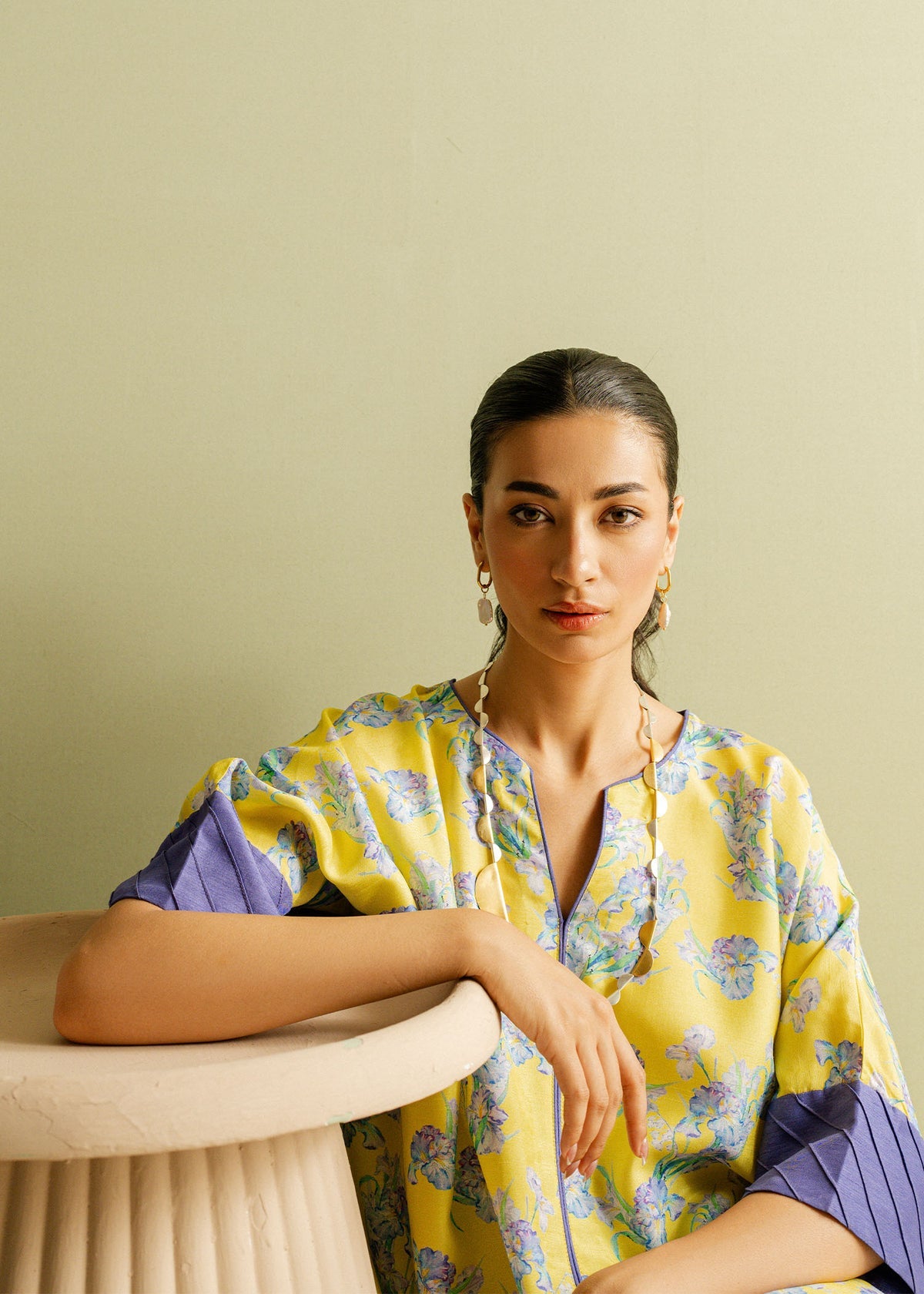 Mahgul | Ayanas Garden | Lemon Moon -  Mahgul Ladies Clothes - Original Designer Dress - House of Maryam