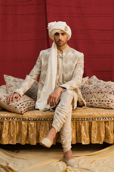 Republic By Omar Farooq | Sherwani Couture | "Maaz" Sherwani -  Republic by Omar Farooq SHERWANI COUTURE - Original Designer Dress - House of Maryam