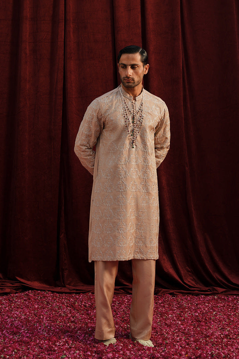 Republic By Omar Farooq | Luxury Rtw | "Zakir" Kurta Pajama -  Republic by Omar Farooq Luxury RTW - Original Designer Dress - House of Maryam