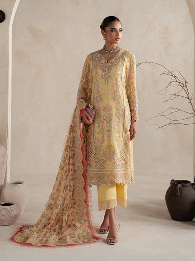 Gulaal | Inaaya Embroidered Chiffon 26 |Roselle
