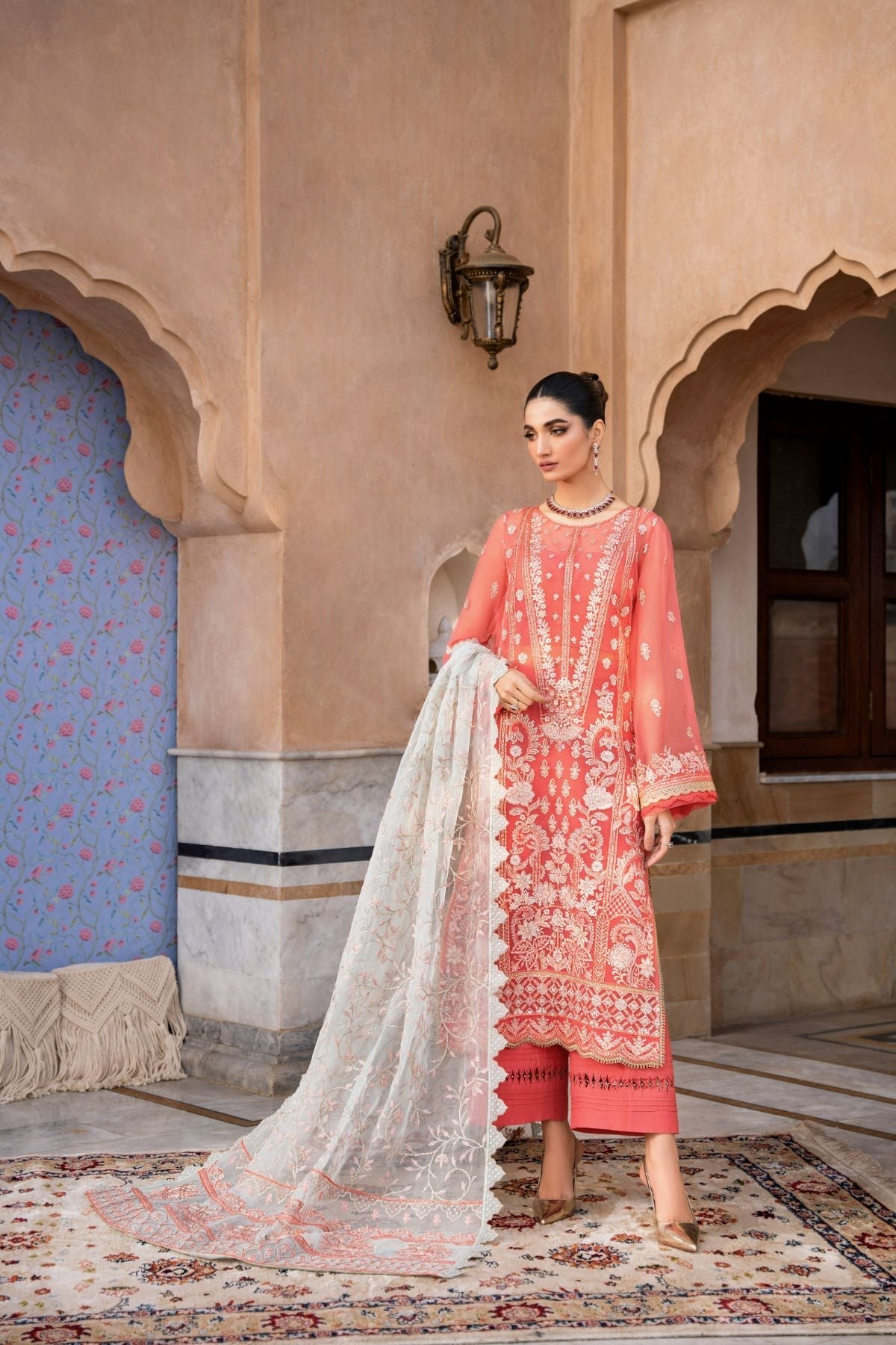 Inara | Aurelia Wedding Collection | Corraline by Designer InaraClothing - House of Maryam - Pakistani Designer Ethnic Wear in {{ shop.shopifyCountryName }}