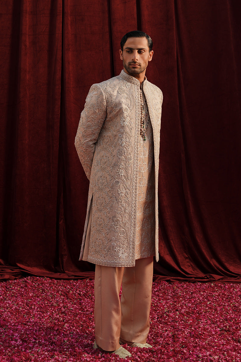 Republic By Omar Farooq | Sherwani Couture | "Zakir" Sherwani -  Republic by Omar Farooq SHERWANI COUTURE - Original Designer Dress - House of Maryam