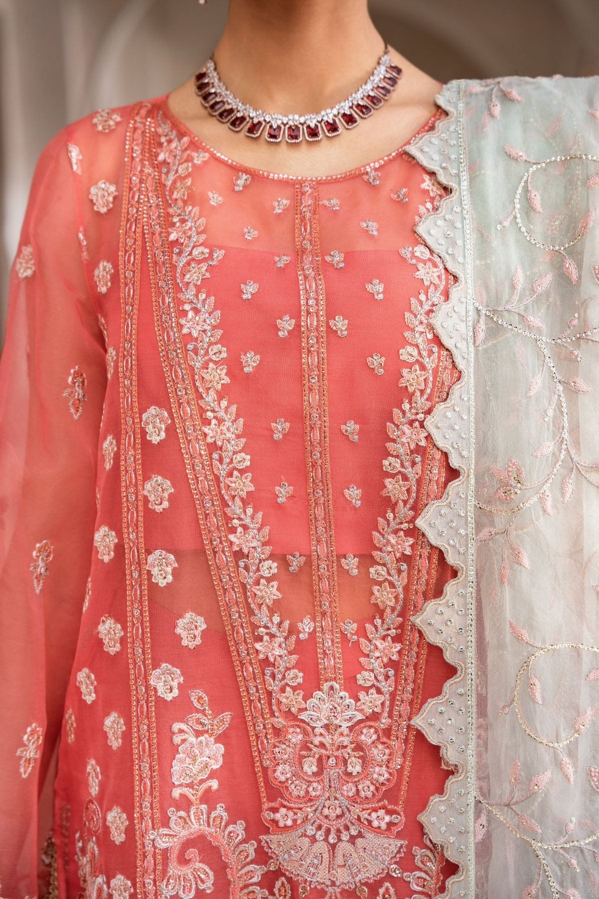 Inara | Aurelia Wedding Collection | Corraline by Designer InaraClothing - House of Maryam - Pakistani Designer Ethnic Wear in {{ shop.shopifyCountryName }}