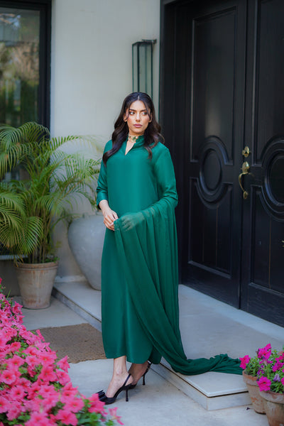 Erum Khan | Nue 25 | Ocean Jewel -  Erum Khan Ladies Clothes - Original Designer Dress - House of Maryam