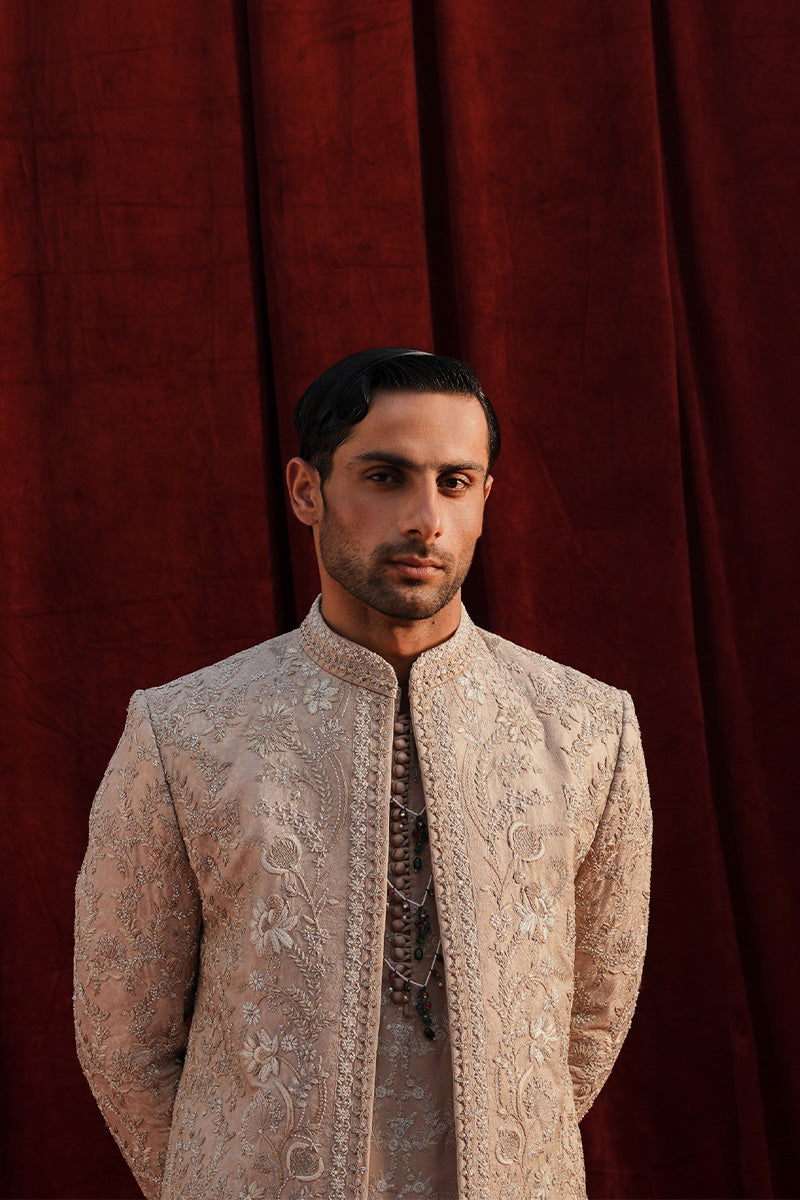 Republic By Omar Farooq | Sherwani Couture | "Zakir" Sherwani -  Republic by Omar Farooq SHERWANI COUTURE - Original Designer Dress - House of Maryam