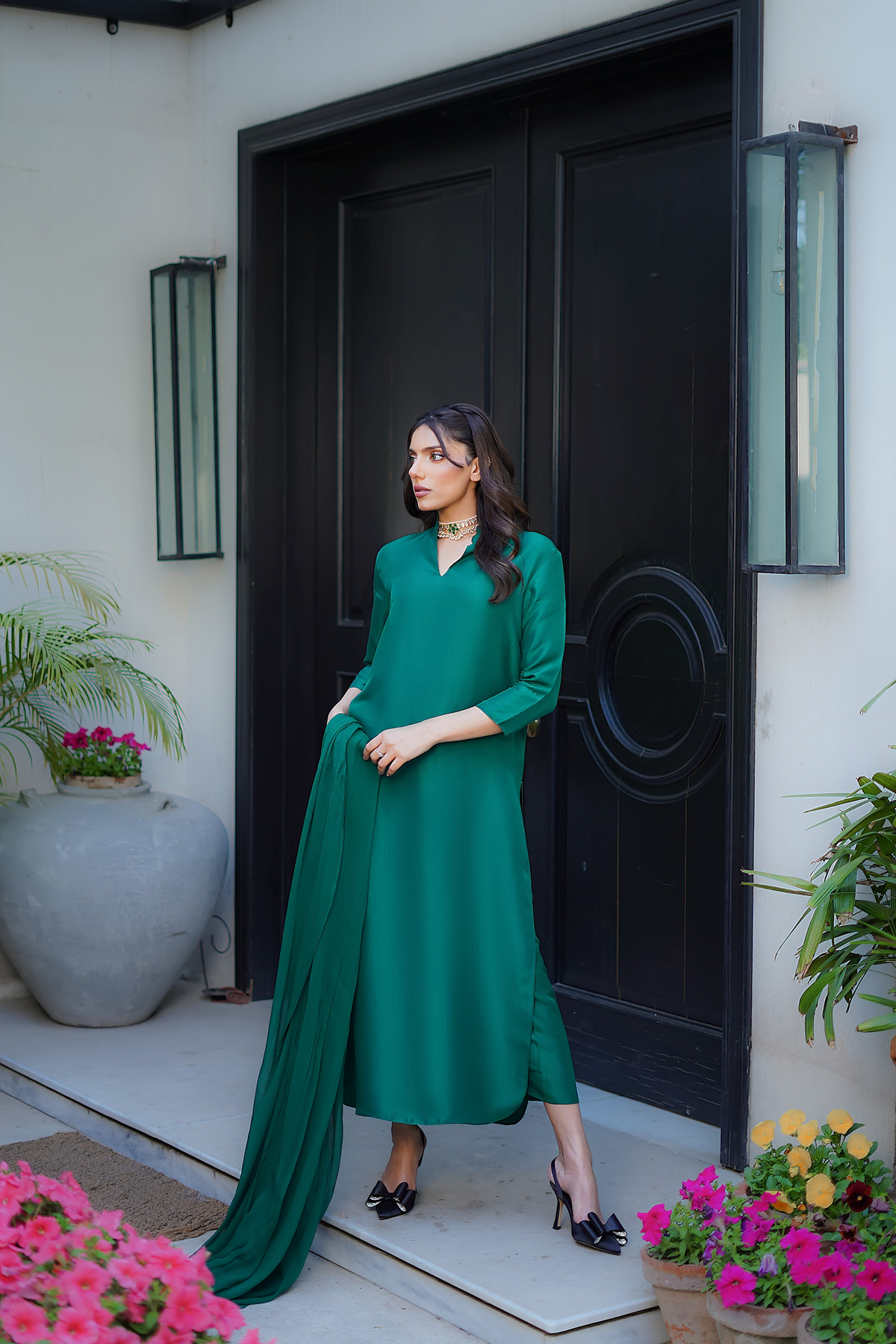 Erum Khan | Nue 25 | Ocean Jewel -  Erum Khan Ladies Clothes - Original Designer Dress - House of Maryam