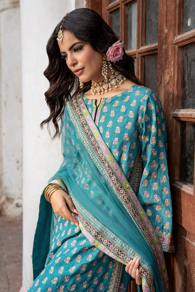 Charizma | Festive Pret | 3-PC Embroidered Raw Silk CMA-6-386