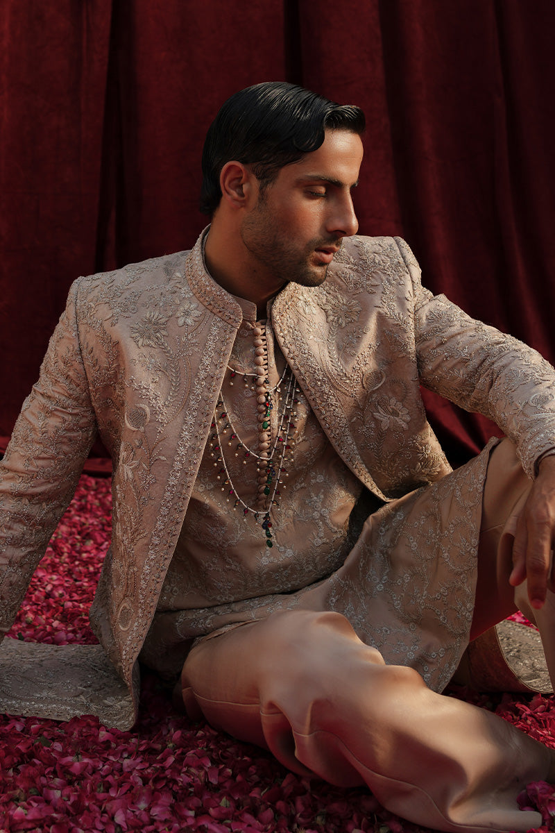 Republic By Omar Farooq | Sherwani Couture | "Zakir" Sherwani -  Republic by Omar Farooq SHERWANI COUTURE - Original Designer Dress - House of Maryam