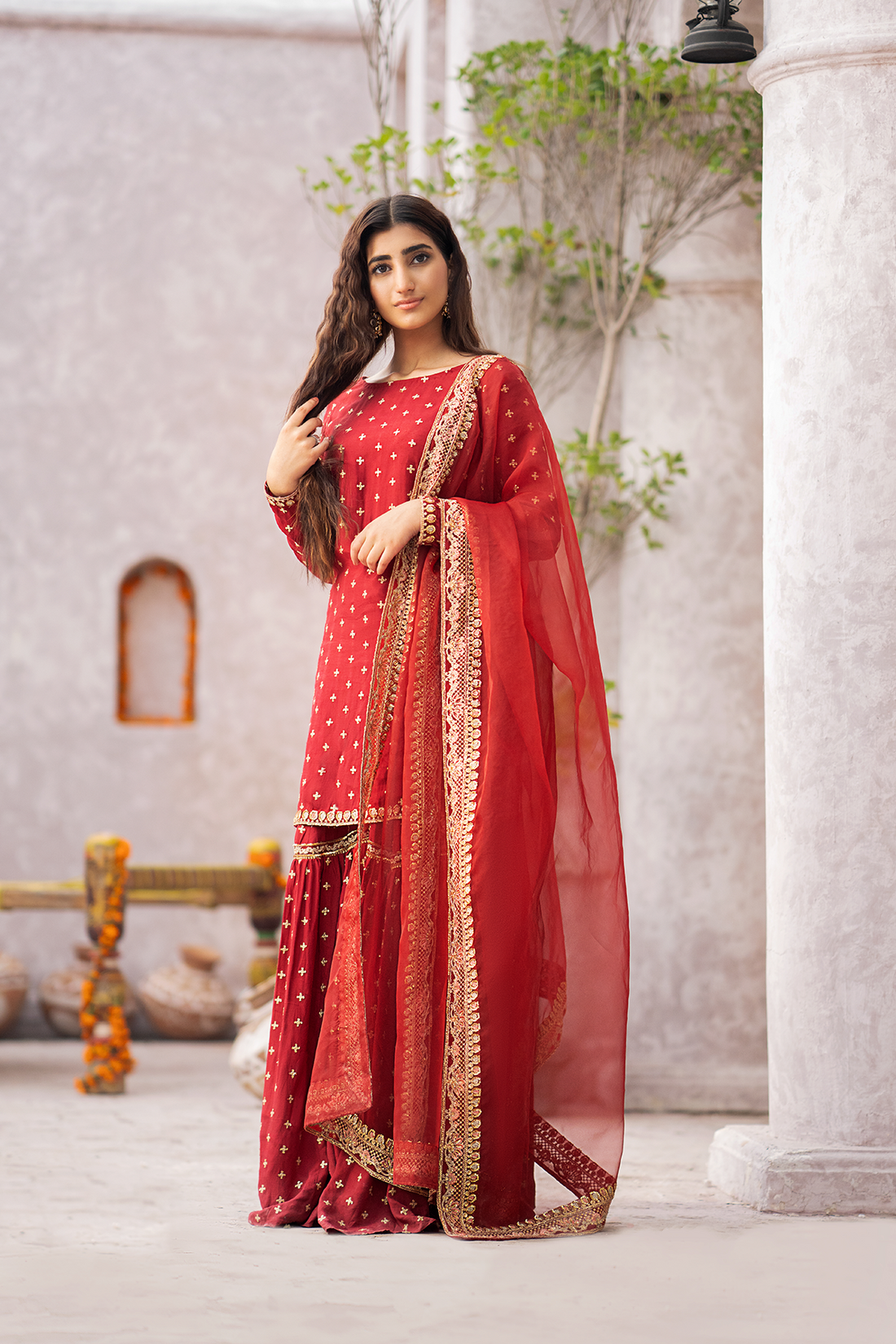 Erum Khan | Sakhiyan Formals | GULAB -  Erum Khan Formal -  House of Maryam