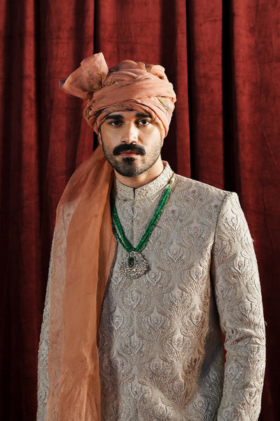 Republic By Omar Farooq | Sherwani Couture | "Aqil" Sherwani -  Republic by Omar Farooq SHERWANI COUTURE - Original Designer Dress - House of Maryam