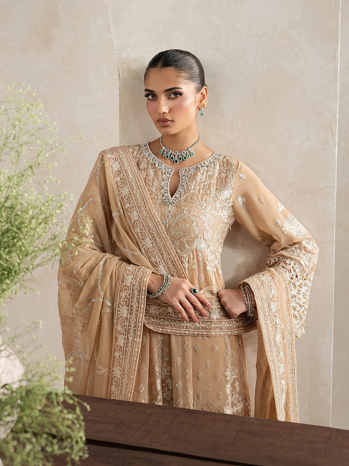 Gulaal | Inaaya Embroidered Chiffon 26 | Niaa, image 6