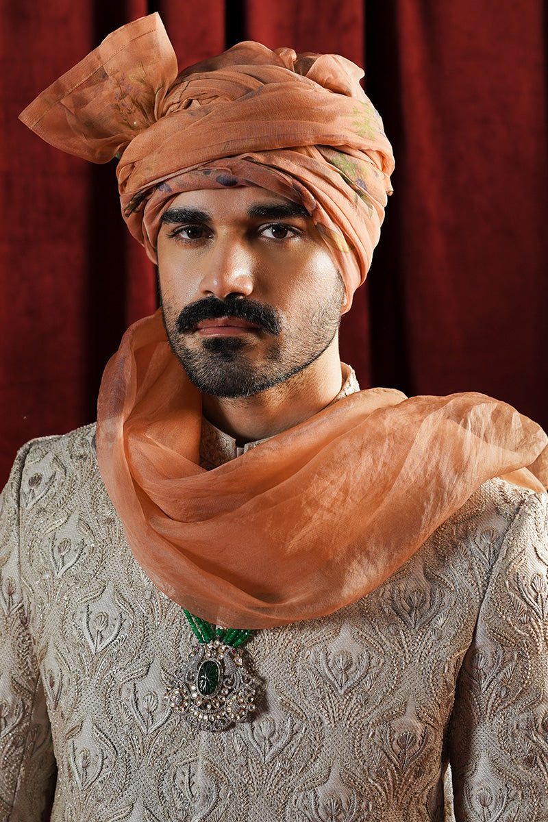 Republic By Omar Farooq | Sherwani Couture | "Aqil" Sherwani -  Republic by Omar Farooq SHERWANI COUTURE - Original Designer Dress - House of Maryam