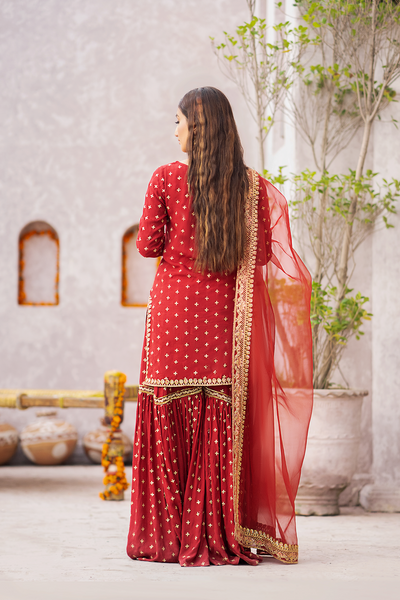 Erum Khan | Sakhiyan Formals | GULAB -  Erum Khan Formal - Original Designer Dress - House of Maryam