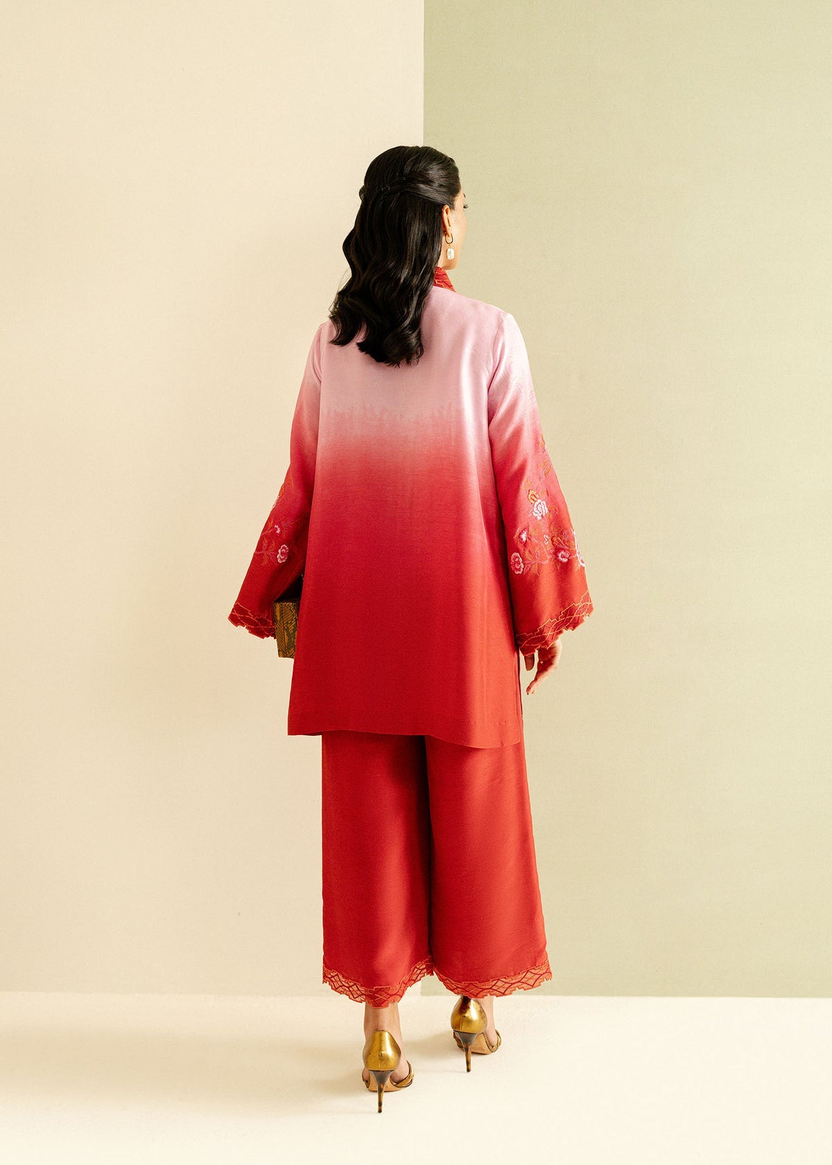 Mahgul | Ayanas Garden | Crimson Bloom -  Mahgul Ladies Clothes - Original Designer Dress - House of Maryam