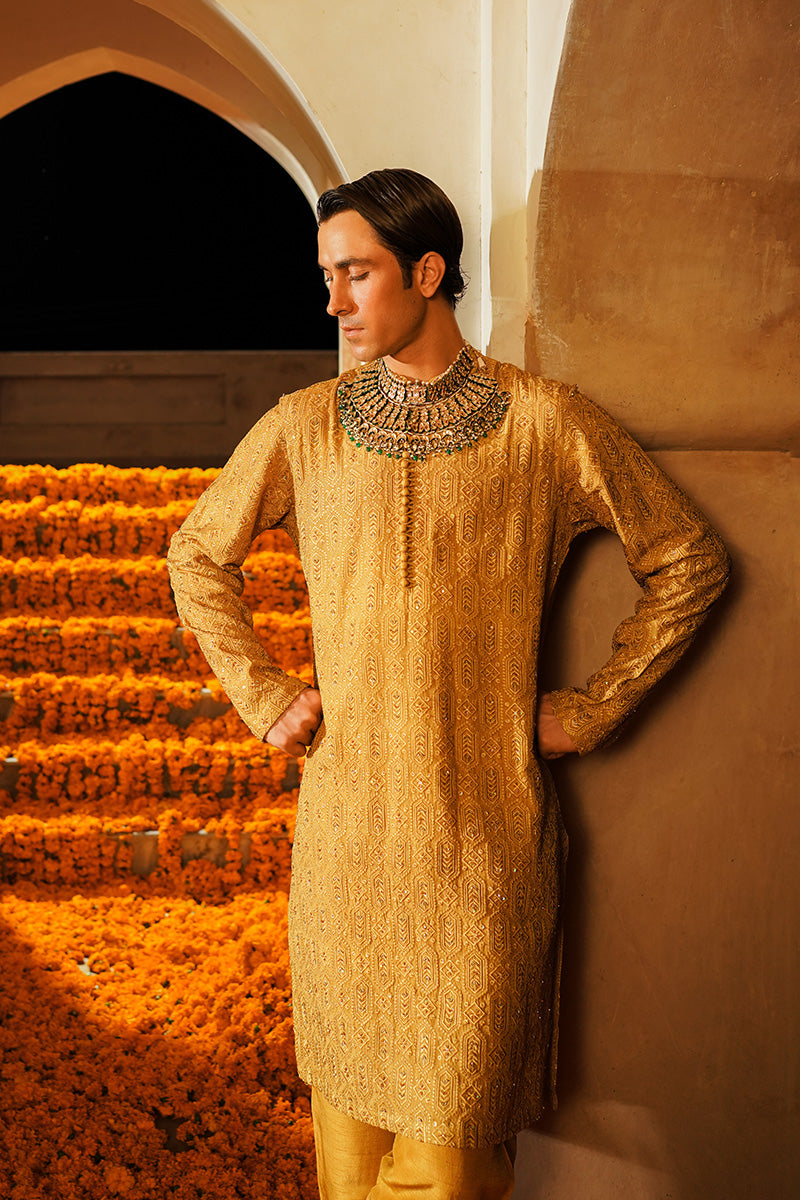 Republic By Omar Farooq | Luxury Rtw | "Zayan" Kurta Pajama -  Republic by Omar Farooq Luxury RTW - Original Designer Dress - House of Maryam