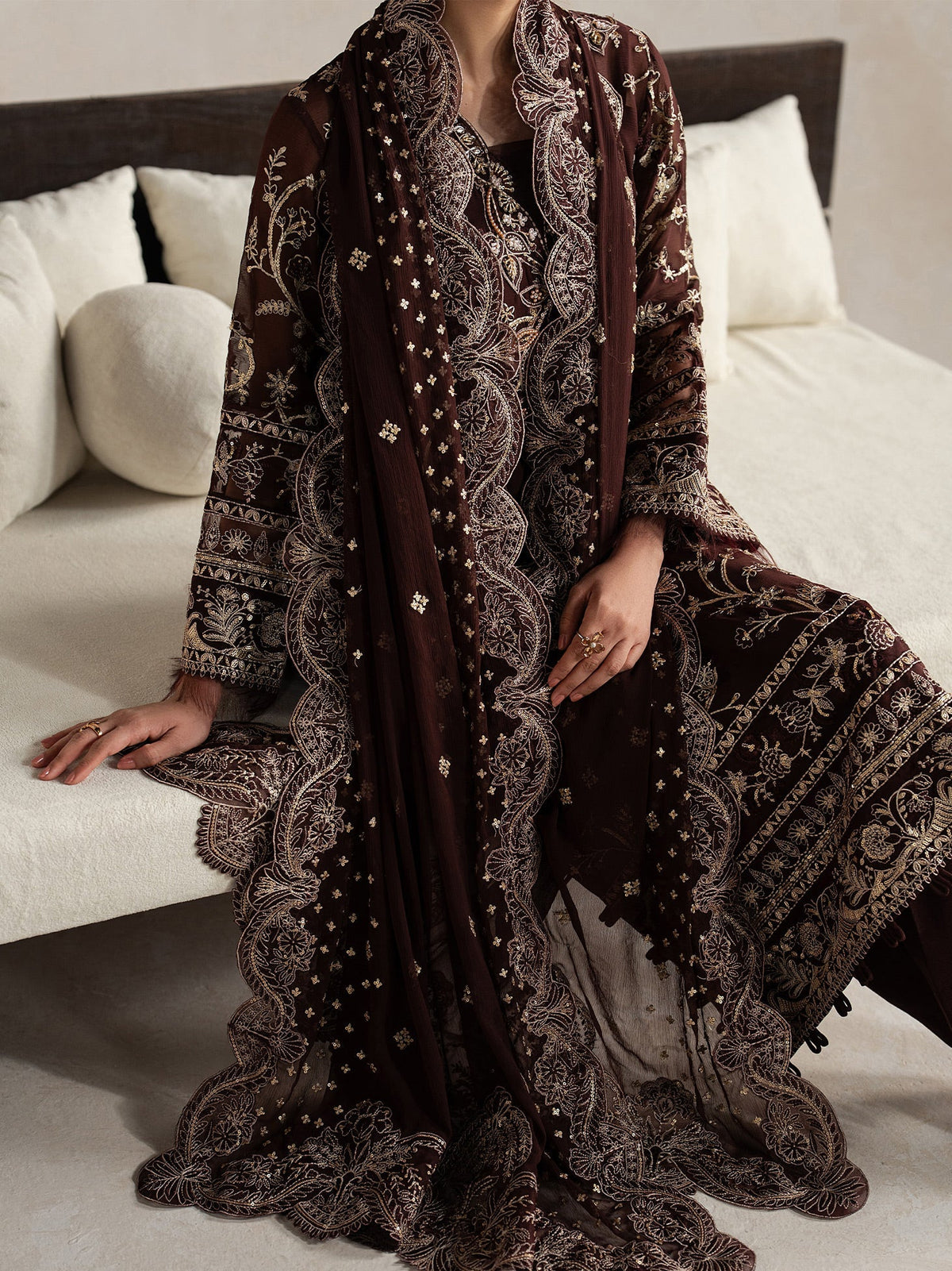 Gulaal | Inaaya Embroidered Chiffon 26 |Sofiya, image 10