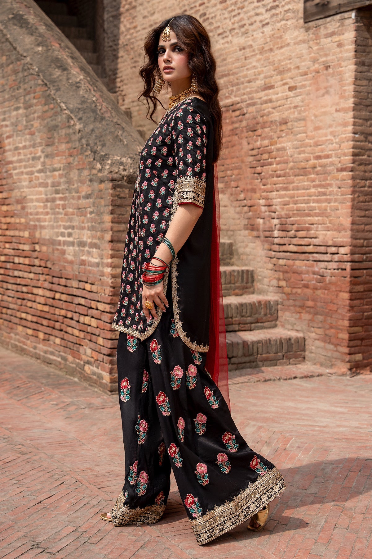 Charizma | Festive Pret | 3-PC Embroidered Raw Silk CMA-6-355, image 3