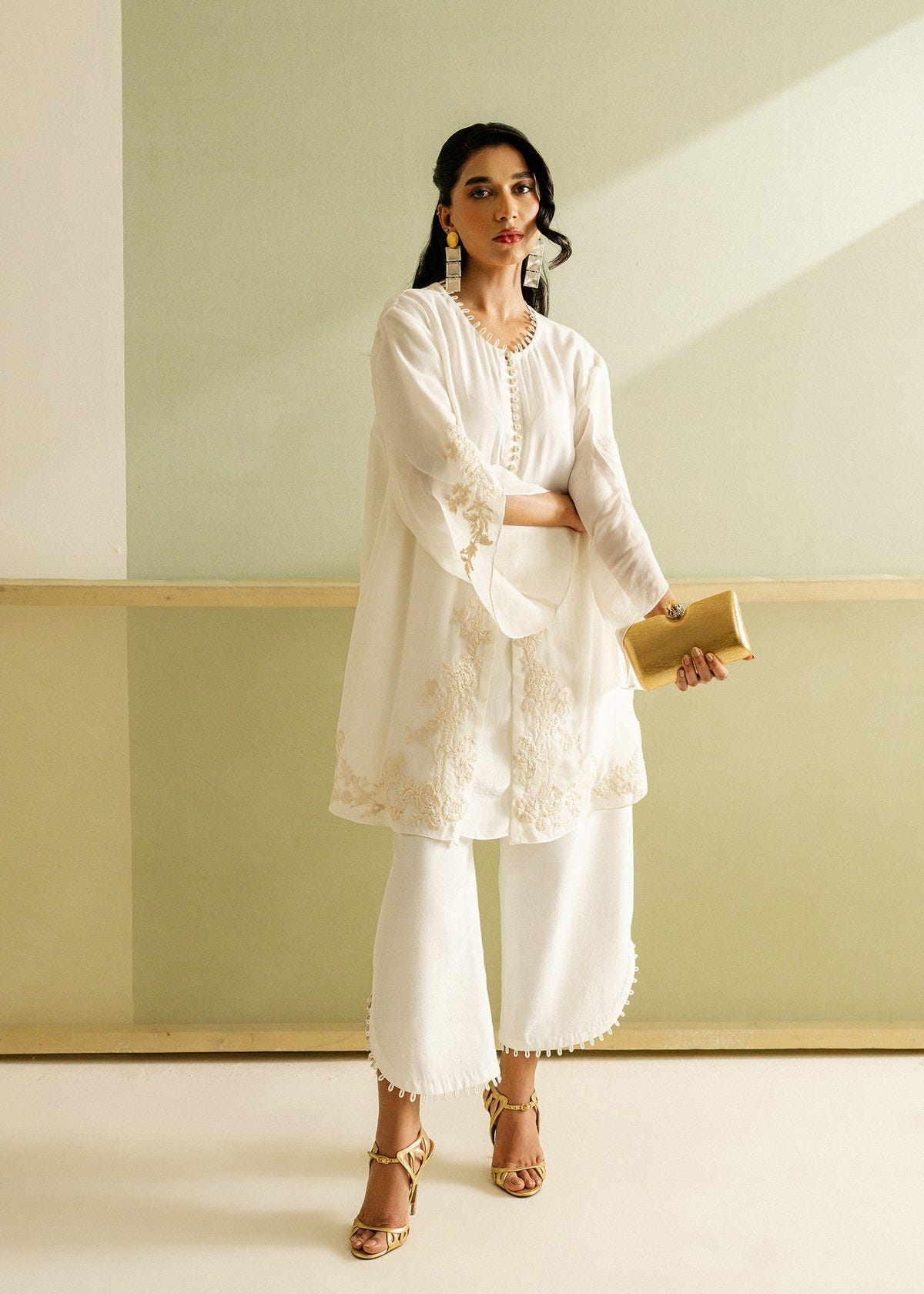 Mahgul | Ayanas Garden | Garden Ivoir -  Mahgul Ladies Clothes - Original Designer Dress - House of Maryam