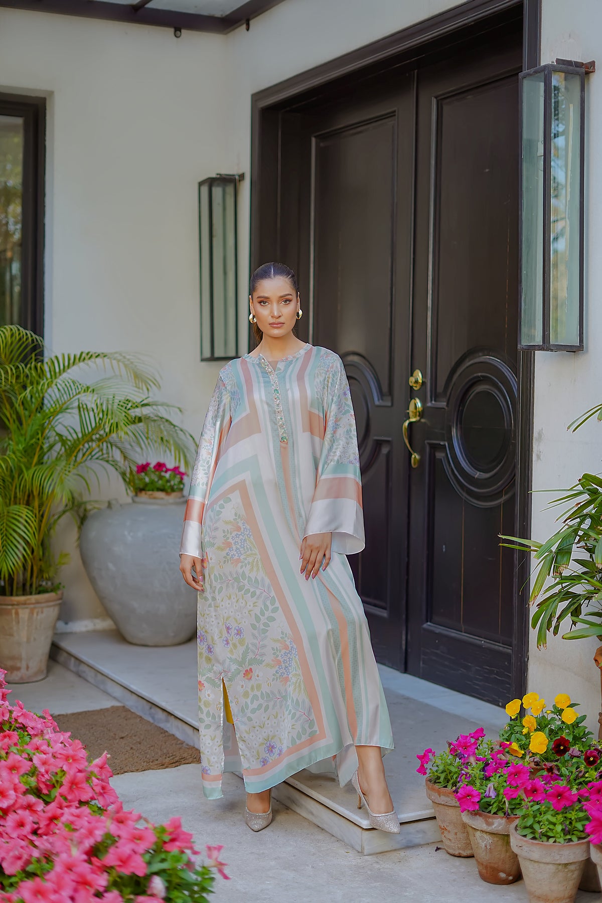 Erum Khan | Nue Pret | Whisper Blush -  Erum Khan Ladies Clothes - Original Designer Dress - House of Maryam