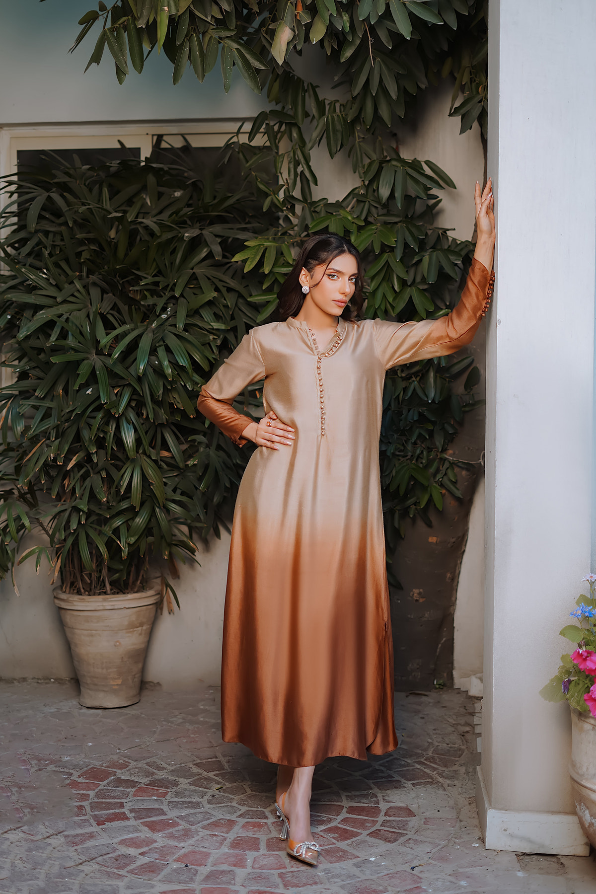 Erum Khan | Nue 25 | Sunset Dusk -  Erum Khan Ladies Clothes - Original Designer Dress - House of Maryam