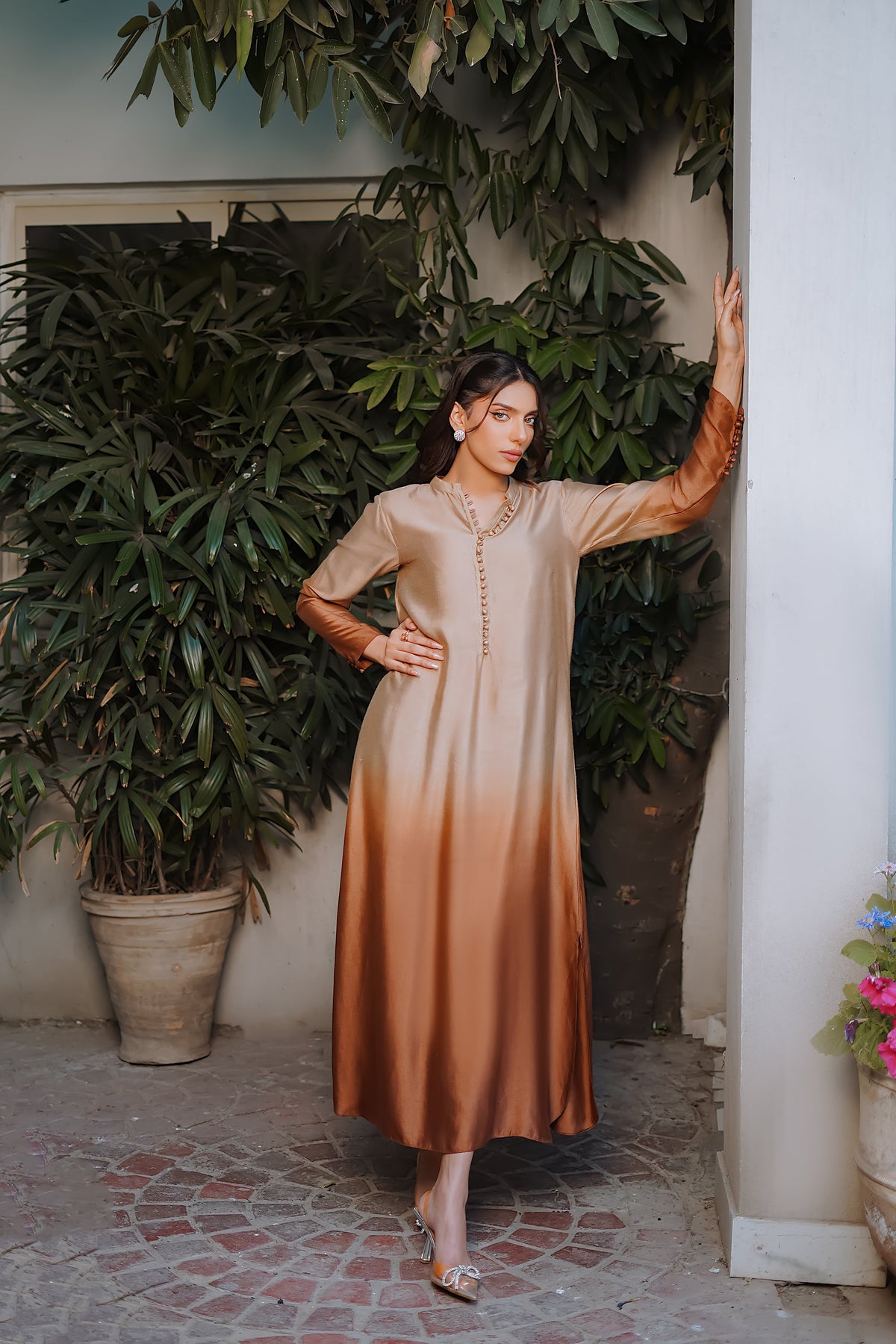 Erum Khan | Nue 25 | Sunset Dusk -  Erum Khan Ladies Clothes - Original Designer Dress - House of Maryam
